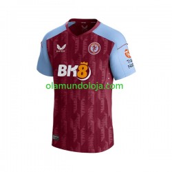 Camisola Aston Villa Homem Equipamento Primeiro 2023-2024 Manga Curta